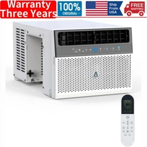 8000 BTU U-Shaped Window Air Conditioner Remote Control Cools Up to 350 Sq. Ft - Picture 1 of 8