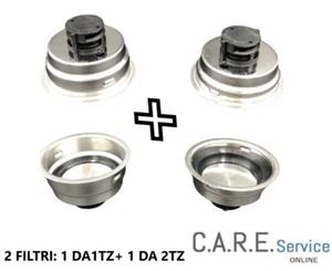 1KIT FILTRO CREMA 1 TAZZA+FILTRO 2 TAZZE PER DE LONGHI EC 201 201CD 201CD.B - Foto 1 di 1