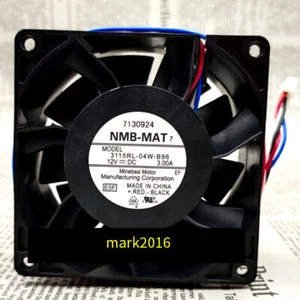 NMB 3115RL-04W-B96 8cm 8038 12V 3.00A High air volume PWM cooling fan - Picture 1 of 1