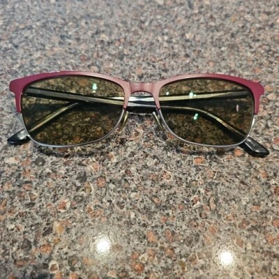 Christian Dior Eyeglasses Frames Montaigne n32 Black Burgundy 55 16 Italy EUC - Image 1 of 4