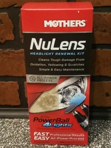 NEW Mothers NuLens 07251 Headlight Assembly Renewal Kit Cleaner Polish Restorer - Picture 1 of 5
