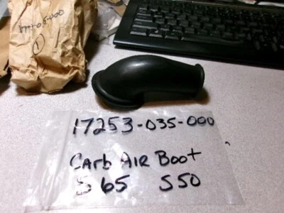 Honda S50 S65 1965-69 bota de aire carburador caja de aire codo nuevo fabricante de equipos originales 17253-035-000 Foto 1 de 4