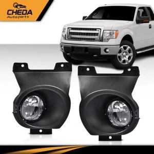 Fit For 2011-14 Ford F-150 Bumper Fog Lights Driving Lamps w/Switch Bracket Bulb - Picture 1 of 10