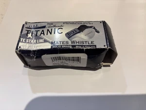 Box Damaged RMS Titanic Officers Whistle Nickel Plated Made in the UK - Picture 1 of 3