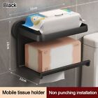 No Punching Bathroom Shelf Plastic Toliet Storage Holder  Toilet Accessories