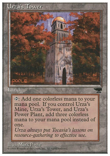 MTG - Urza's Tower (Forest) - Chronicles - NM, English Magic FLAT RATE SHIP - Image 1 of 1