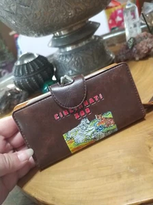 Vintage Cincinnati Zoo Ohio Souvenir Kunststoff Leder Kinder Geldbörse - Bild 1 von 10