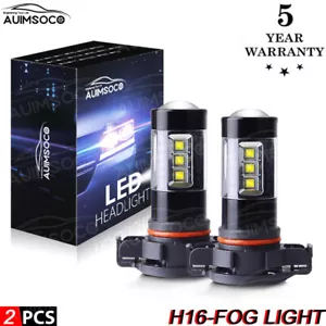 For Chevy Camaro 2010-2011 LED Fog/Driving 2pcs Bulbs H16 Fog light white kits - Picture 1 of 8