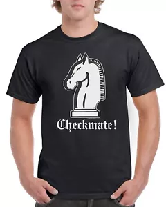 Chess - Checkmate - Black T-shirt YOUTH SIZES - Picture 1 of 1