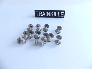JOUEF 12 ESSIEUX ISOLES METAL BLANC DIAMETRE 11,6 MM - Picture 1 of 1