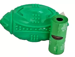 Joy Hound Football Dog Toys for S/M Size Dogs (5" x 3") Colors Vary/BIGGS Bags - Picture 1 of 2