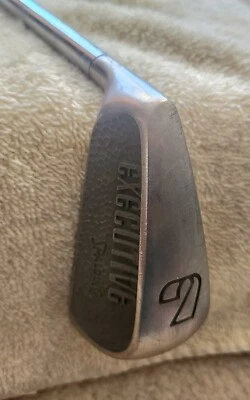 Spalding Executive 7 Iron Jet Step Steel Shaft Medium Flex Left Handed RARE - Image 1 of 4