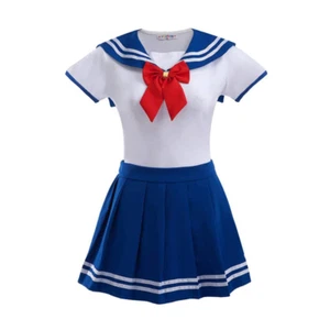 Conjunto de falda de niña mágica cosplay para adultos Little for Big - azul marinero - Imagen 1 de 7