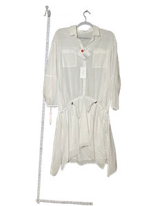 Abito formale donna PATRIZIA PEPE bianco taglia 42 - 42" lunghezza manica 14" - Foto 1 di 2