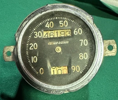 VELOCÍMETRO FORD MODELO B/18 1932 USADO PARA REPUESTOS O RESTAURACIÓN Foto 1 de 4