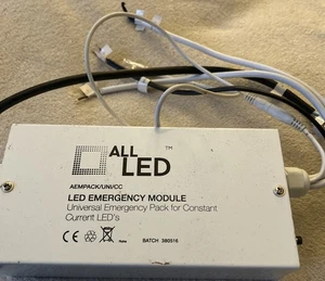 ALL LED AEM001/UNI/CC UNIVERSAL EMERGENCY PACK FOR CONSTANT LED’s BRAND NEW - Picture 1 of 7