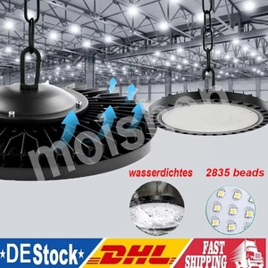 Iluminación de nave LED lámpara industrial OVNI foco de nave lámpara de nave almacén 500W - Imagen 1 de 12