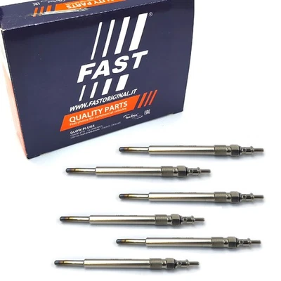 6X Fast Glow Plug For Mercedes W201 W124 W901 OM611 OM646 OM612 OM613 CDI Diesel - Image 1 of 4