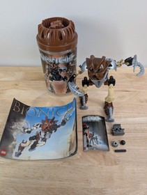 LEGO BIONICLE Pohatu Nuva #8568 Complete Set w/ Canister & Instruction Manual
