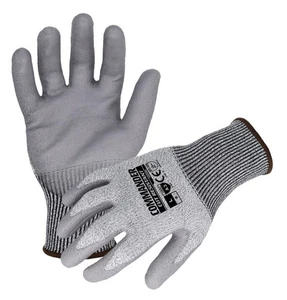 (12) ANSI A3 Cut Resistant Glove with Polyurethane Palm - Seamless - Picture 1 of 6