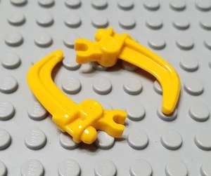 LEGO Lote de 2 Bright Light Orange Hero Fábrica Arma Garra Hoja - Imagen 1 de 1