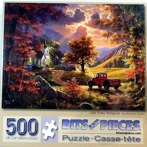 Cappella Old Time Religion Abraham Hunter 500 pz 18" x 24" pezzi e pezzi #45399 - Foto 1 di 1