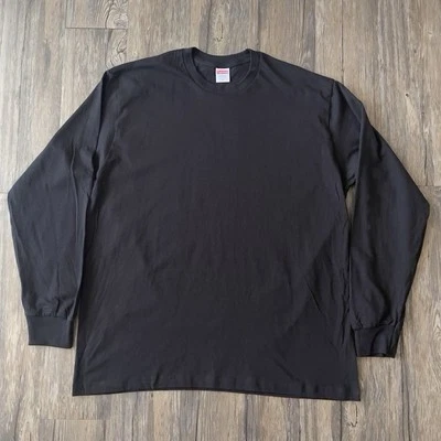 Supreme Long Sleeve Shirt Black Pre Shrunk Size Large New Without Bag Must Have - Image 1 of 4