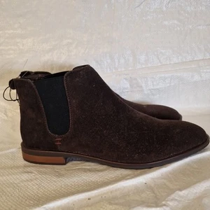 Primark Mens Brown Chelsea Boots Brand New Size 10 UK NWT - Picture 1 of 8