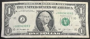 2013 Kansas City $1 Bill Low Serial Number Triple 000’s Low Sum Lucky 21 Note - Picture 1 of 2