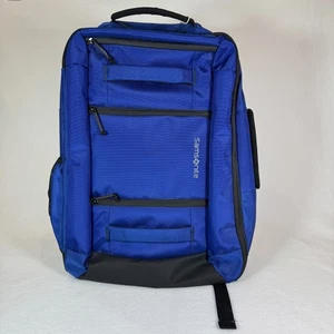 Samsonite Detour Travel Backpack New Blue NWT Laptop Bag 15.6" AirTag Holder - Picture 1 of 24