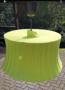 IKEA Ämtevik Hängelampe / Deckenlampe grün retro mit Stoffbezug - Bild 1 von 2
