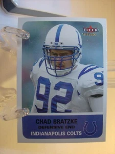 2002 Fleer Tradition Tiffany Football Card #96 Chad Bratzke 160/225 (85280) - Picture 1 of 2
