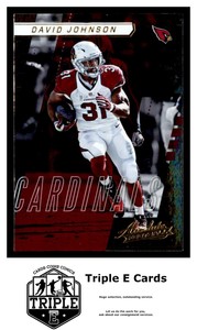 2017 Panini Absolute #91 David Johnson Arizona Cardinals ~A5C