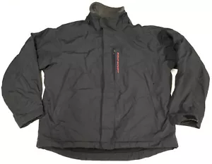 Chaqueta cortavientos Polo Sport con cremallera completa para hombre talla L capucha perdida vintage negra - Imagen 1 de 12