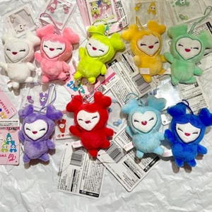 TWICE LOVELYS Mascot with Charm Plush Doll 9 Types Complete Set GiGO Limited - Picture 1 of 2