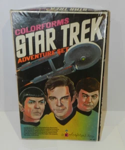 VINTAGE STAR TREK COLORFORMS ADVENTURE SET 1975 READ - Picture 1 of 3