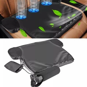 Water Cooling Car Seat Cushion &Fan Ventilated Seat Cover Breathable Home Office - Picture 1 of 8