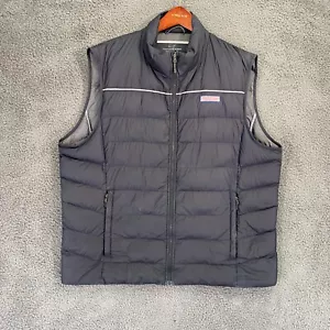 Vineyard Vines Performance Vest Uomo 2XL Nero Piumino Tampone Outdoor Preppy - Foto 1 di 21