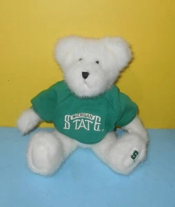 10" Licensed Boyds Bears Michigan State University Spartans Jointed Plush Bear - Picture 1 of 2