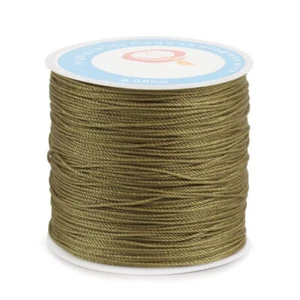 Waxed Thread String Cord Sewing Machine Stitching for Leather Craft 87Yard 0.6mm - Picture 1 of 36