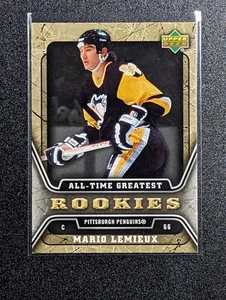 ATG24 Mario Lemieux - All-Time Greatest Rookies - UD 2005-06 Series 2 - UD - Bild 1 von 2