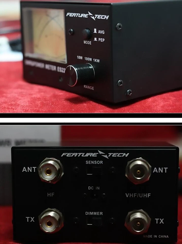 Medidor de potencia 1000 W ES220 V2 SWR VHF/UHF doble banda 140-480 MHz medidor AVG/PEP Foto 1 de 2