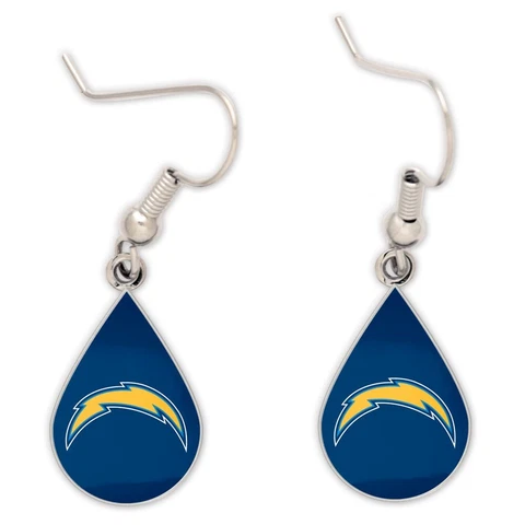 San Diego Chargers Tear Drop Earrings Cover
