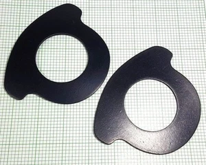 1 PAIR 2" Flange Water Meter Gasket, NSF61 EPDM Rubber, Drop-in Type 1/8" Thick - Picture 1 of 8