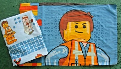 LEGO PELÍCULA DOBLE SÁBANA PLANA Y FUNDA DE ALMOHADA Foto 1 de 4