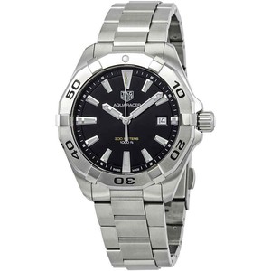 Tag Heuer Aquaracer Brushed Black Dial Men's Watch WBD1110.BA0928