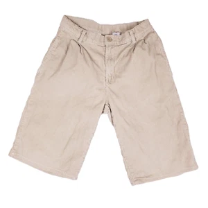 Old Navy Corduroy Shorts Boys 16 Beige Relaxed Fit Casual Skatercore Aesthetic - Picture 1 of 13