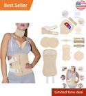 Castor Oil Pack Kit - Adjustable Strap, Reusable - Liver Detox - Waist/Breasts