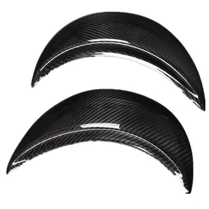 2x Carbon Fiber Car Headlight Eyebrows Eyelids Trim For VW Beetle 1998-2005 2001 - Picture 1 of 4