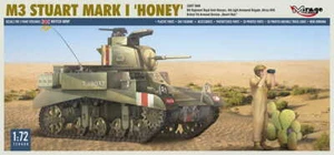 MIRAGE HOBBY 720006 1:72 M3 STUART Mk I 'HONEY' Light Tank [MODEL KIT]